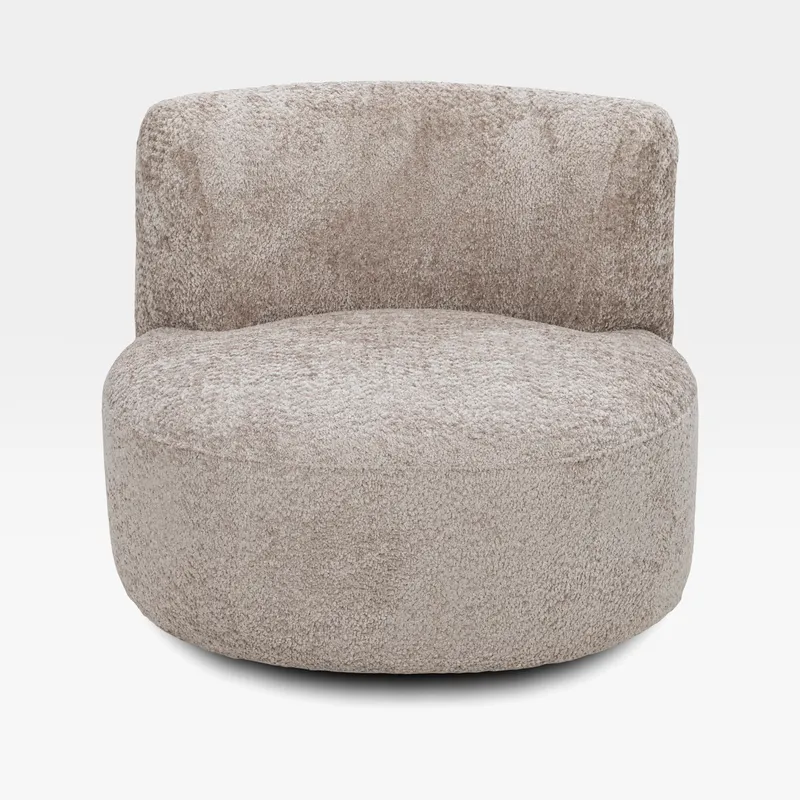 SYDNEY swivel chair taupe