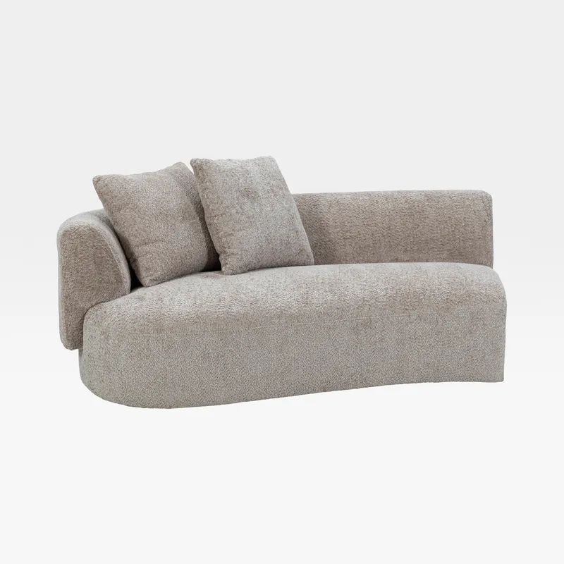 SYDNEY 2 seater left arm modular sofa taupe