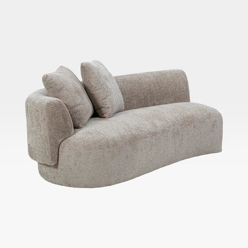 SYDNEY 2 seater left arm modular sofa taupe