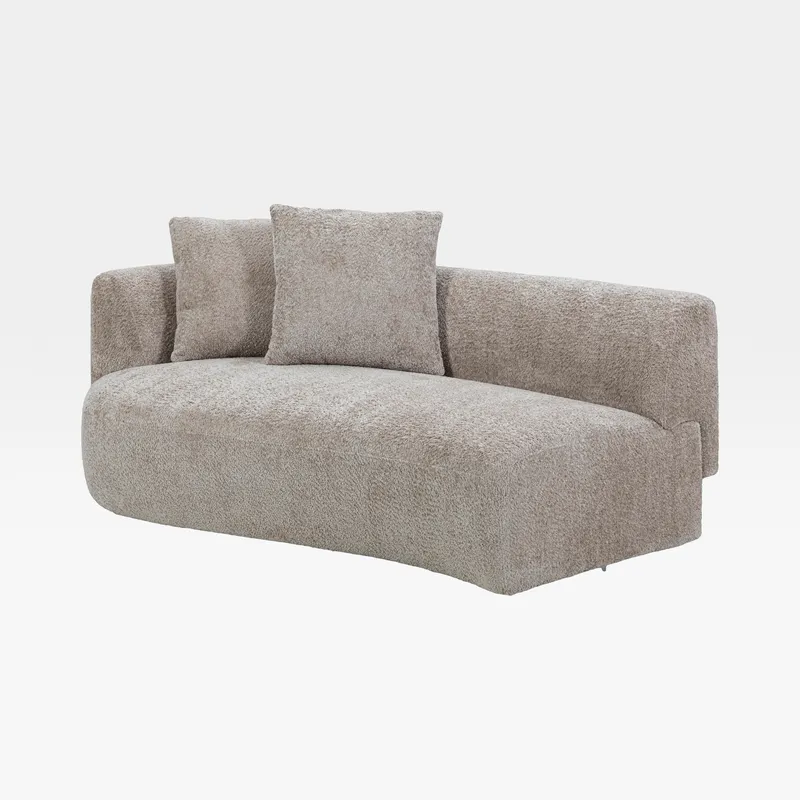 SYDNEY 2 seater left arm modular sofa taupe