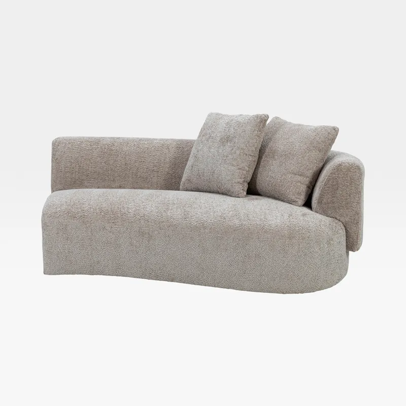 SYDNEY 2 seater right arm modular sofa taupe