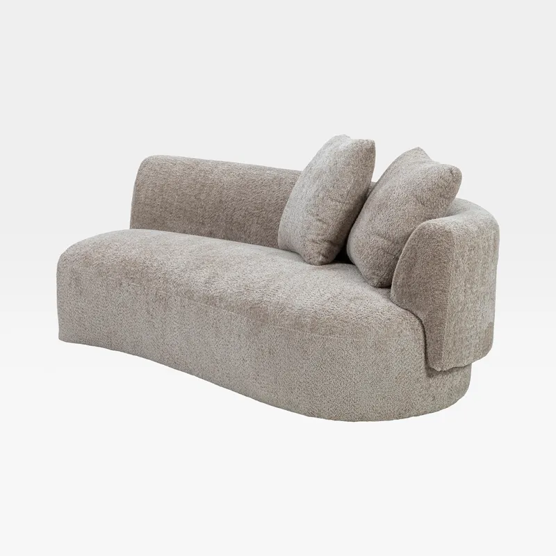 SYDNEY 2 seater right arm modular sofa taupe