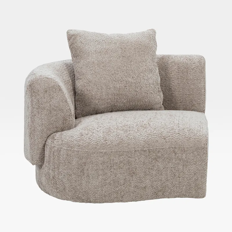 SYDNEY left arm modular chair taupe