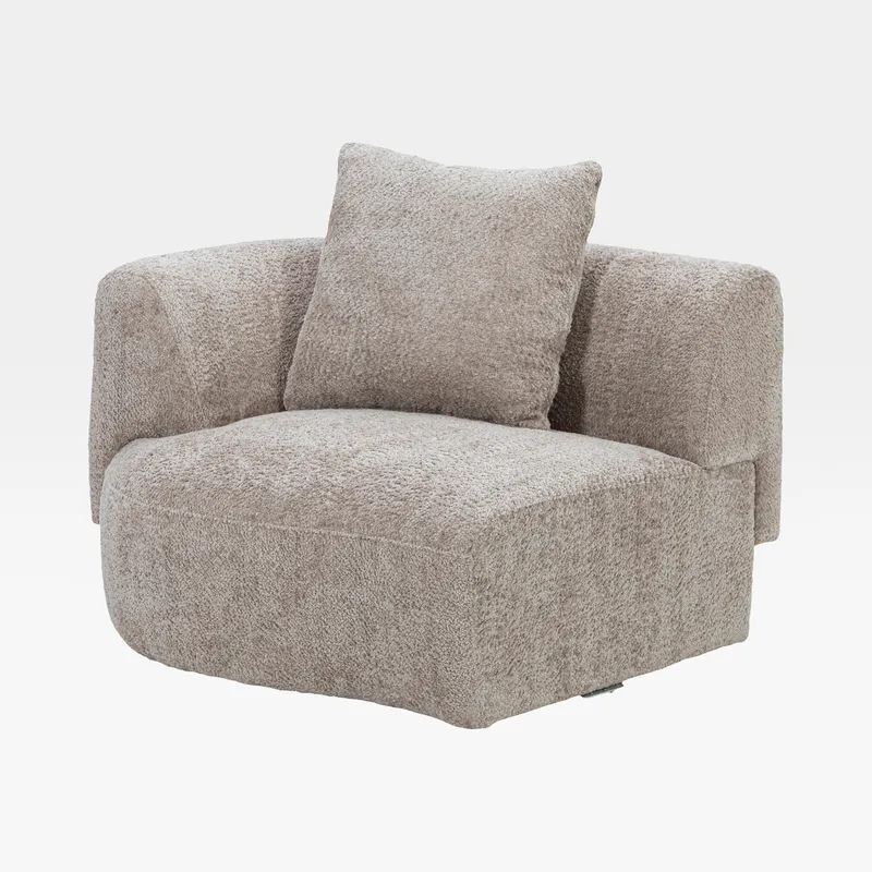 SYDNEY left arm modular chair taupe