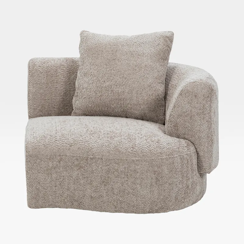 SYDNEY right arm modular chair taupe