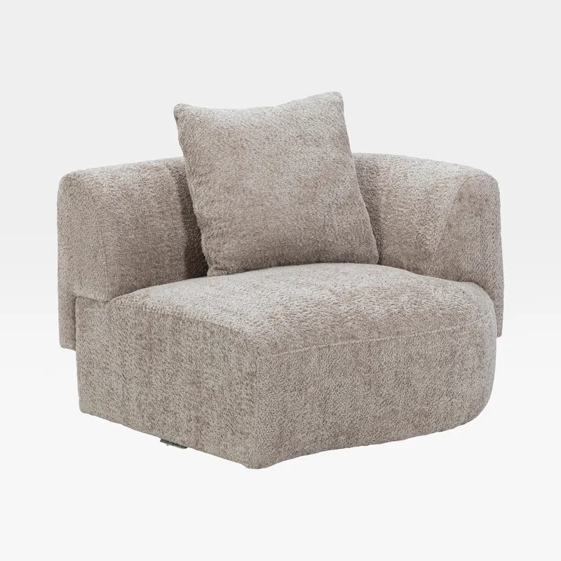 SYDNEY right arm modular chair taupe