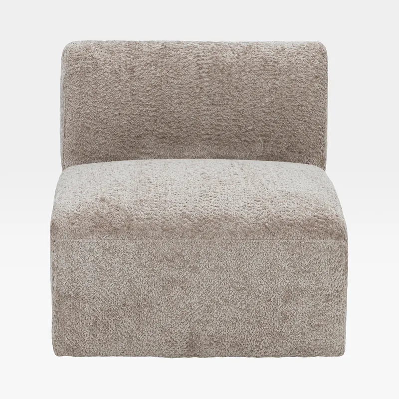 SYDNEY armless modular chair taupe