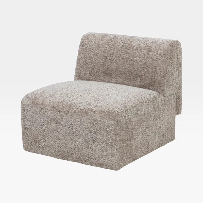 SYDNEY armless modular chair taupe