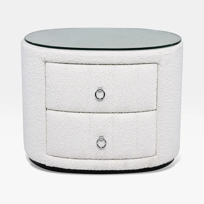 CUBILE bedside table white