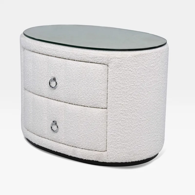 CUBILE bedside table white