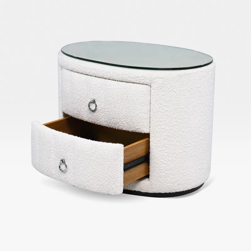 CUBILE bedside table white