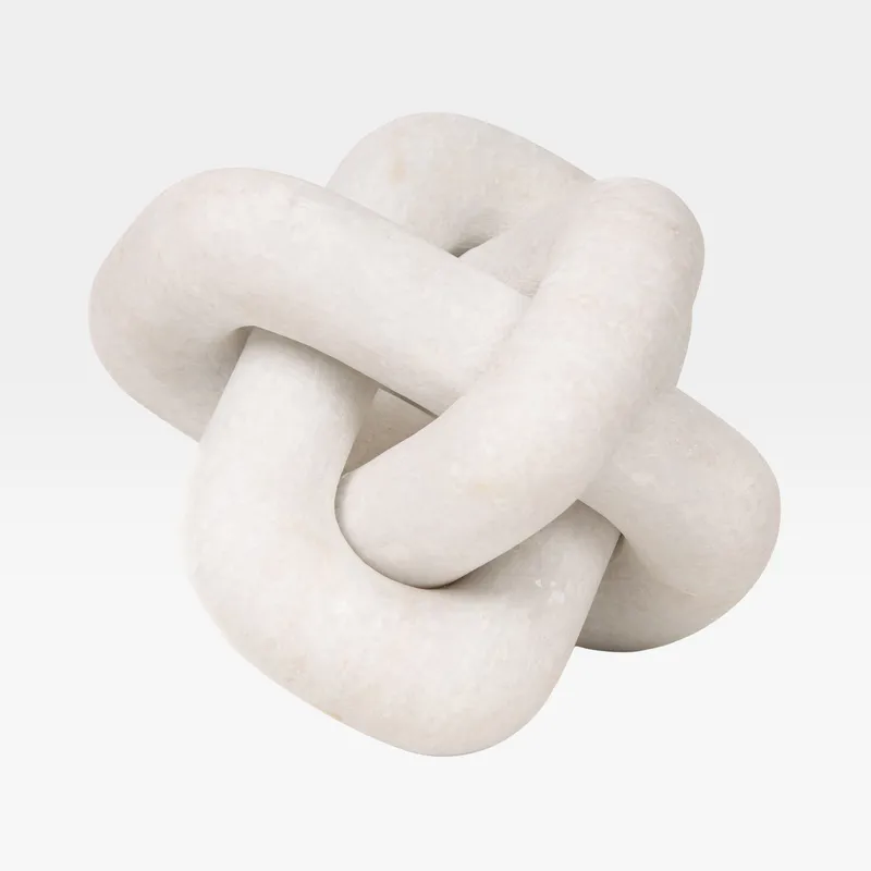 LINKORA knot decoration white