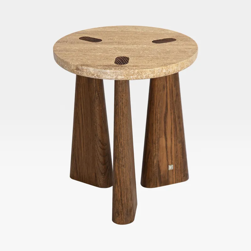 ELYSIA side table natural - dia 45cm