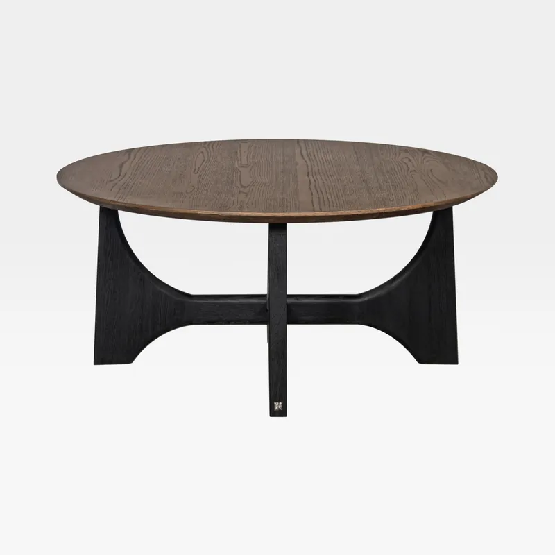 LUME coffee table brown - dia 100cm