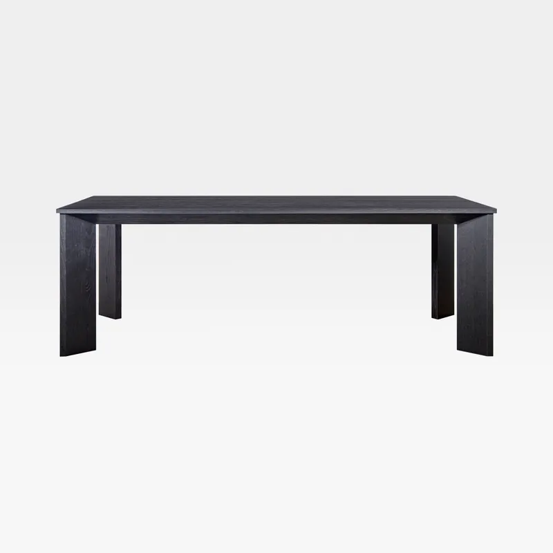 LIORA dining table black - 220x100cm