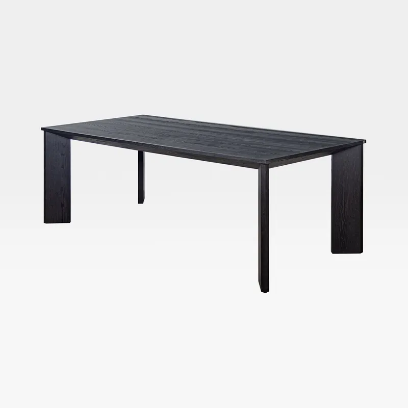 LIORA dining table black - 220x100cm