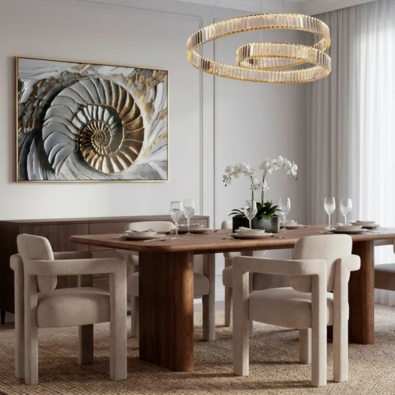 PATRAS chandelier brass - dia 100cm