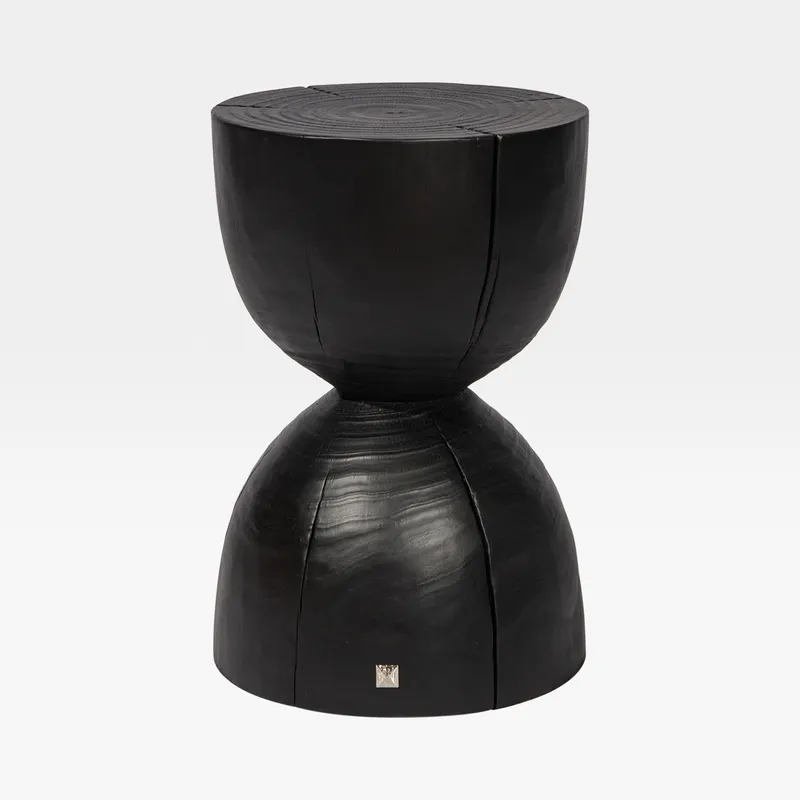 KORA side table black - dia 30cm
