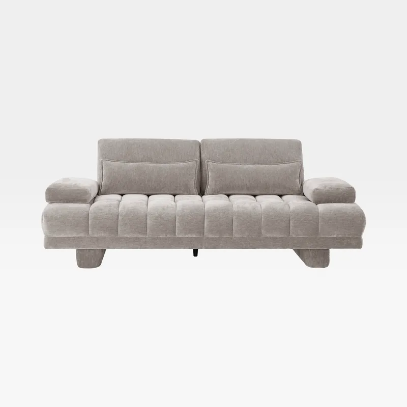 CATE 3 seater sofa bed taupe
