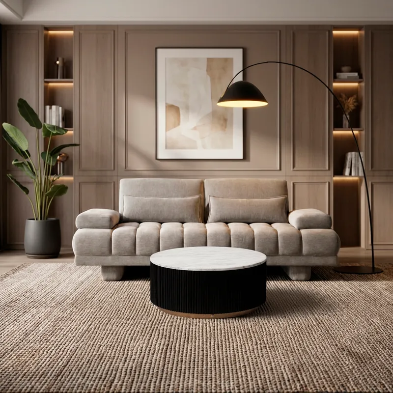 LATINA floor lamp black - H185cm