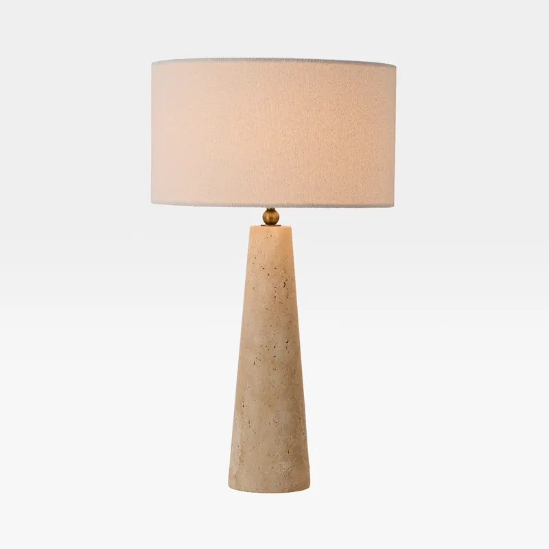 MALAGA table lamp white/natural - H61cm