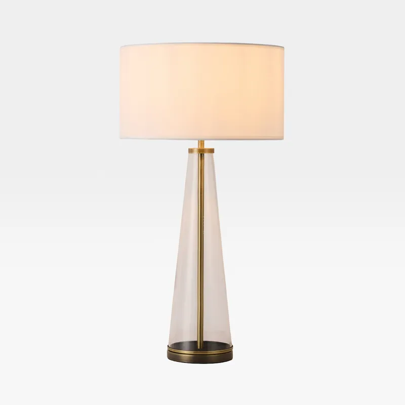 GIJON table lamp white/clear - H58cm