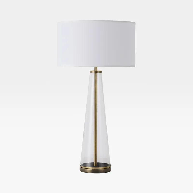 GIJON table lamp white/clear - H58cm
