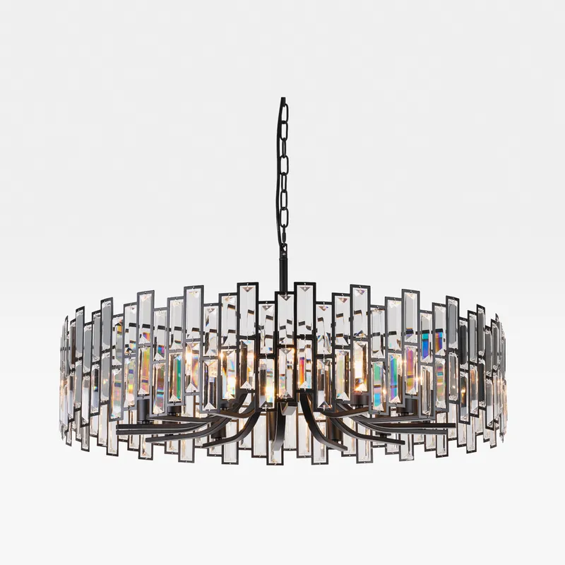 KALAMATA chandelier black - dia 78cm