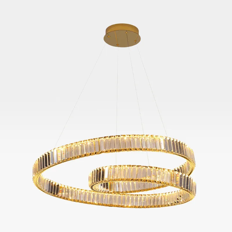 PATRAS chandelier brass - dia 100cm