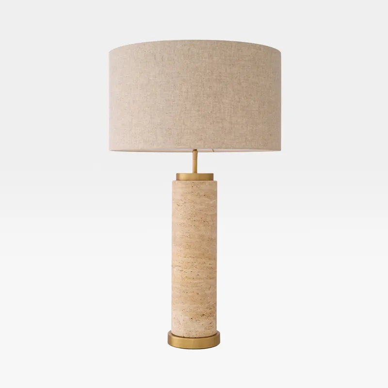 UDINE table lamp beige/natural - H75cm