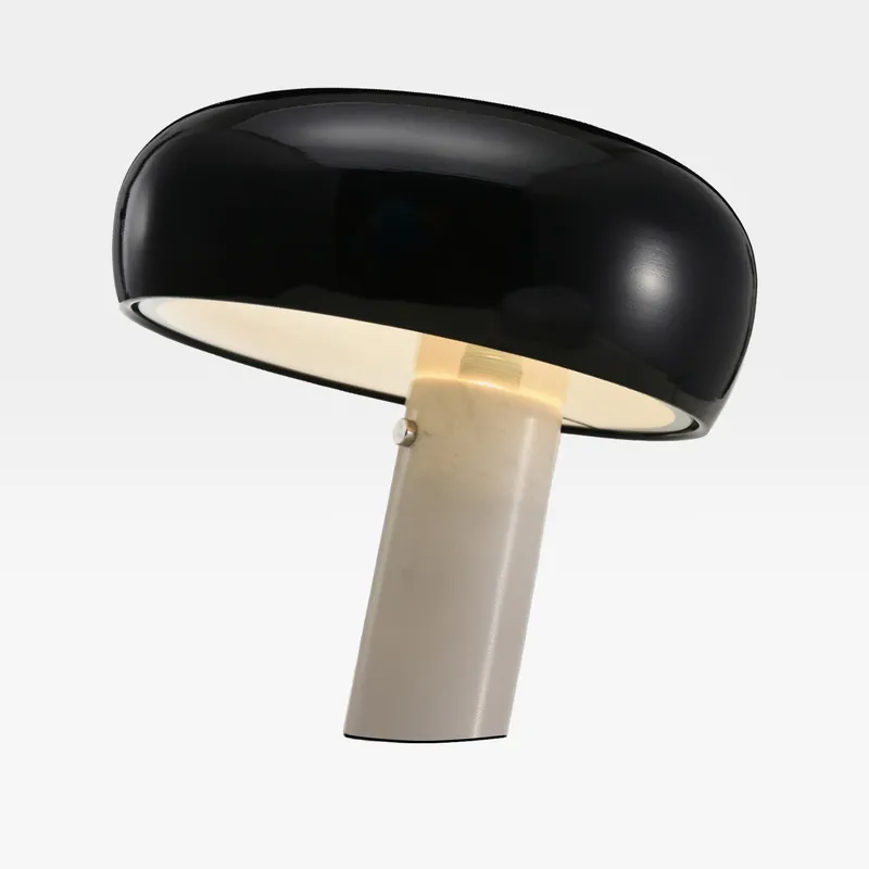 RADIUS table lamp black/white - H36cm