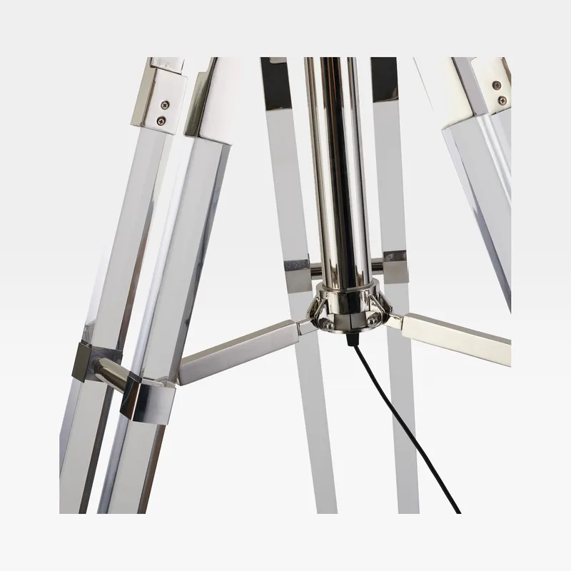 TELESCOPE floor lamp white/chrome - H195cm