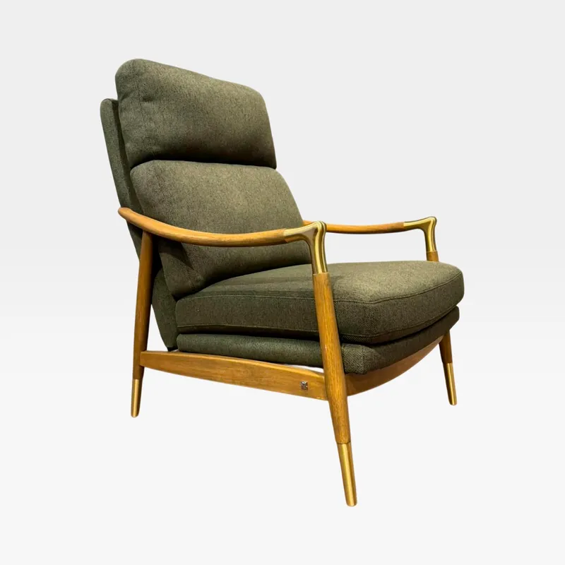 CHILL high back armchair green