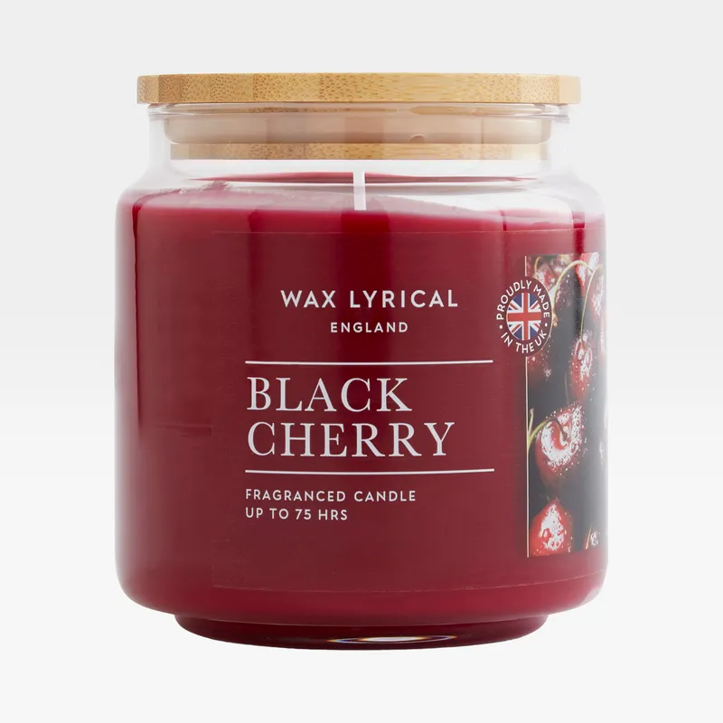 BLACK CHERRY candle medium wine