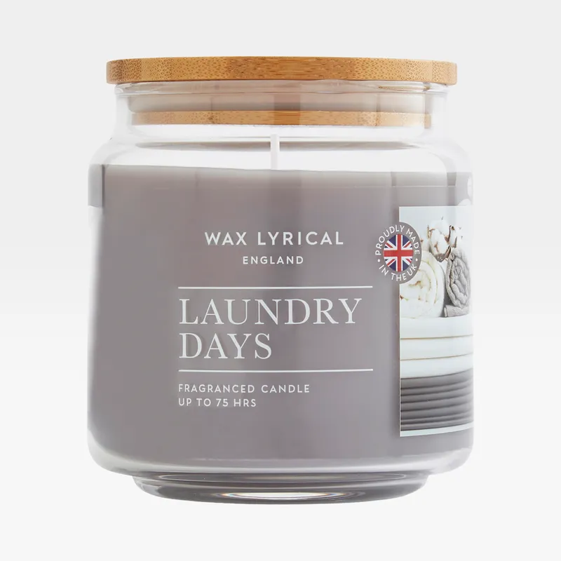 LAUNDRY DAYS candle medium grey