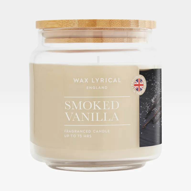SMOKED VANILLA candle medium cream