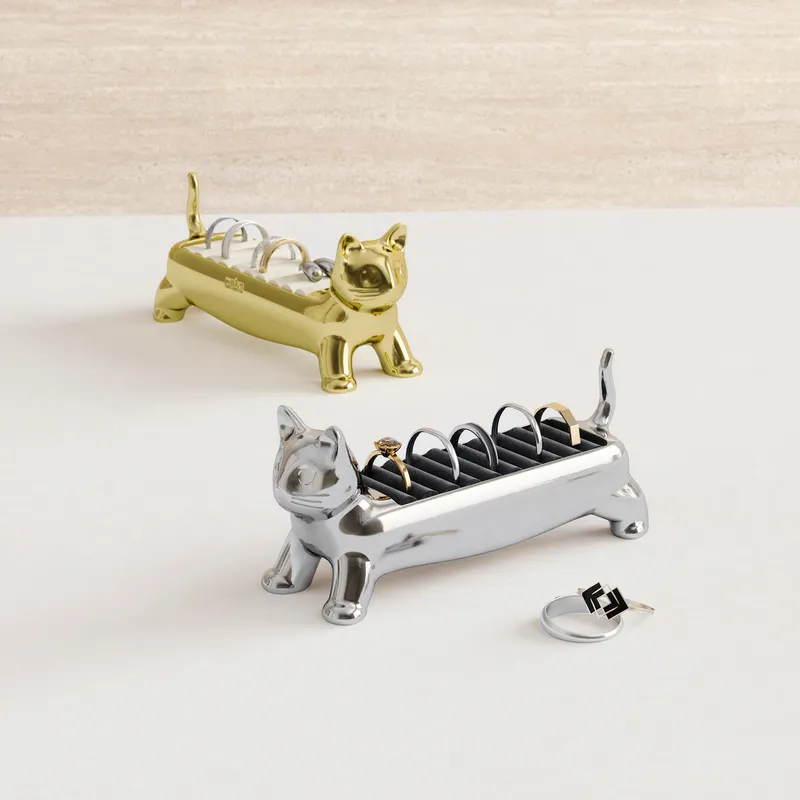 ALI cat ring holder chrome