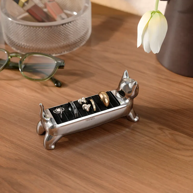 ALI cat ring holder chrome