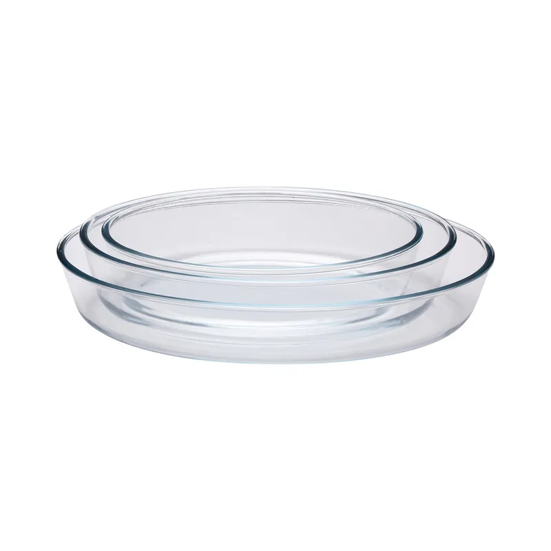 ALPINA oven dish oval clear set of 3