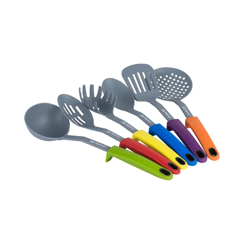 ALPINA kitchen tool and rack multicolour - 7 piece