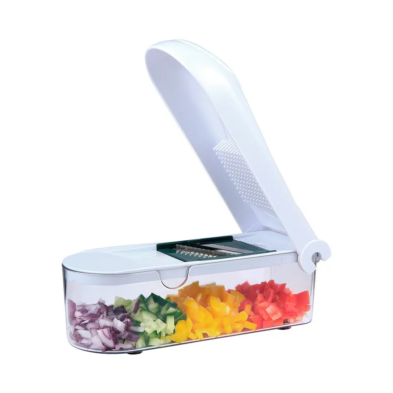 ALPINA vegetable cutter clear/white - 9 piece
