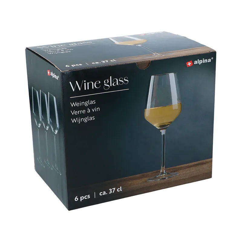 ALPINA wine glass clear set of 6 - 37cl