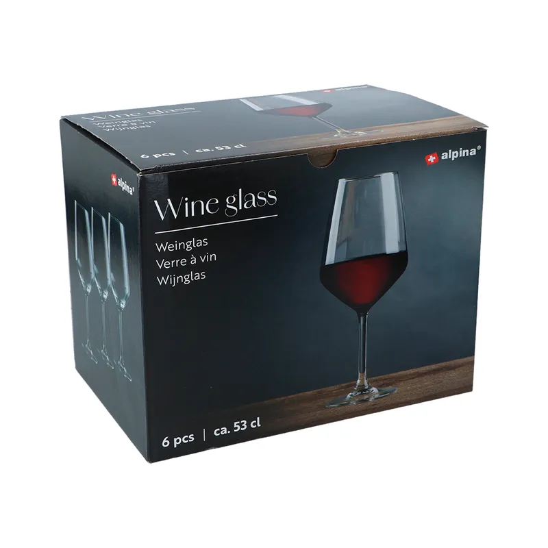 ALPINA wine glass clear set of 6 - 53cl