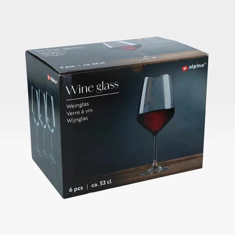 ALPINA wine glass clear set of 6 - 53cl