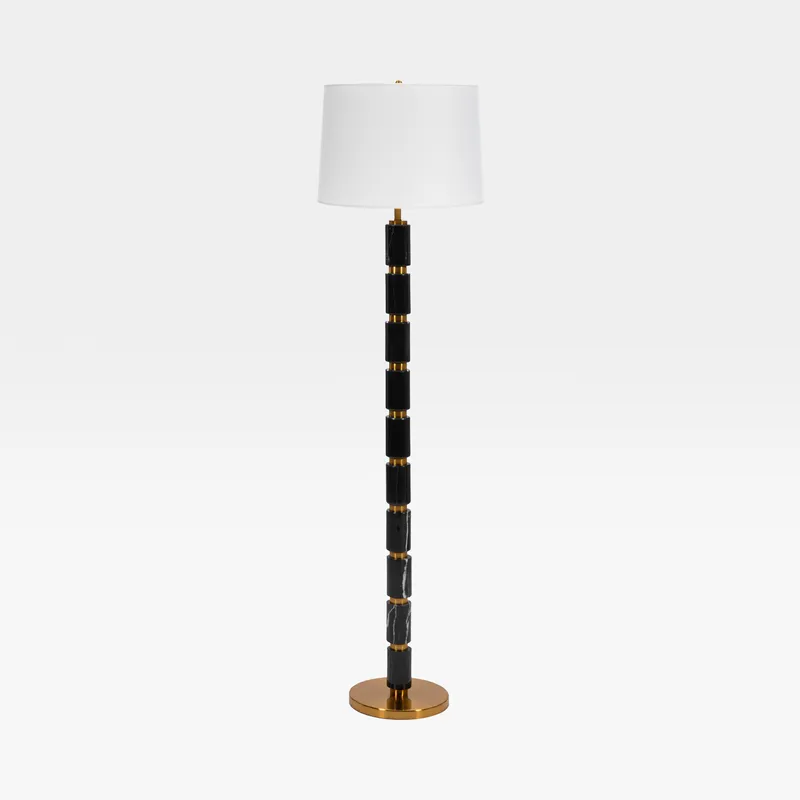MALVY floor lamp white/gold - H168cm