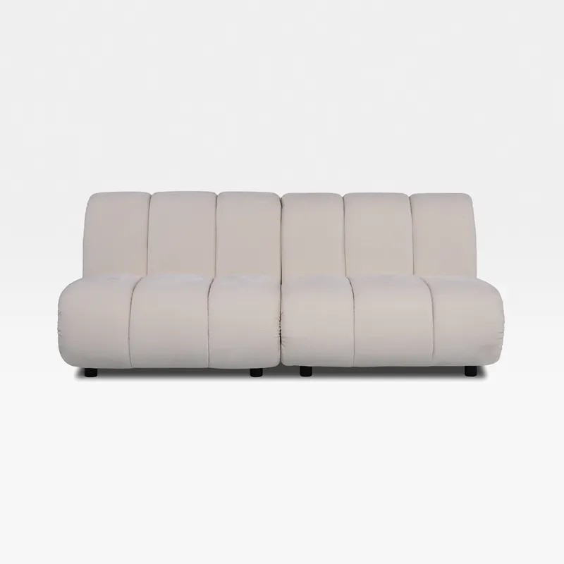 POSTO armless modular chair white