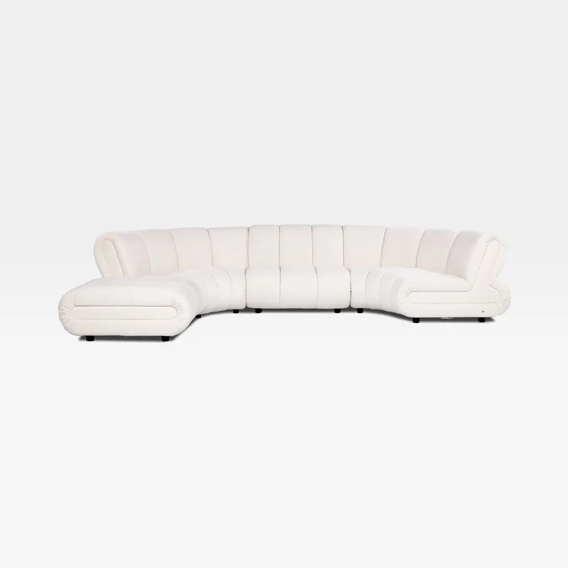 POSTO armless modular chair white