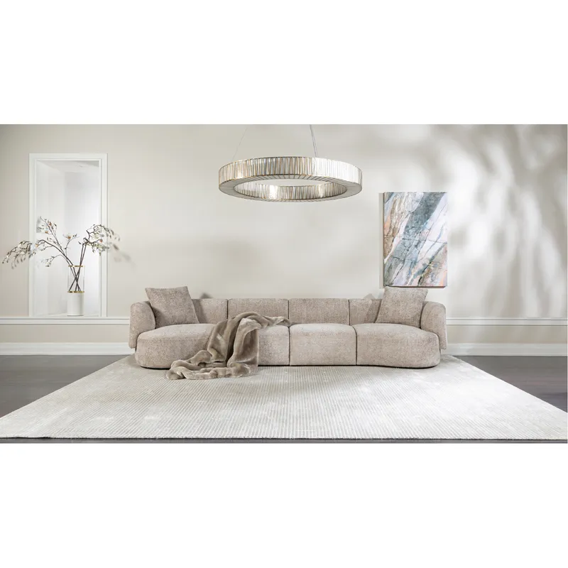 SYDNEY armless modular chair taupe
