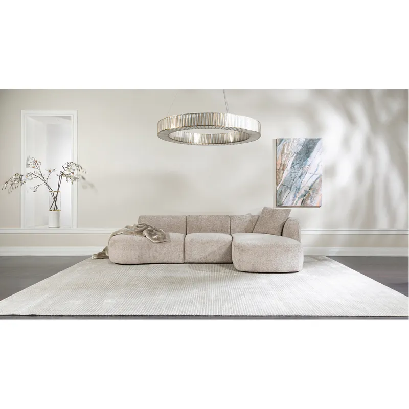 SYDNEY right arm modular chaise taupe