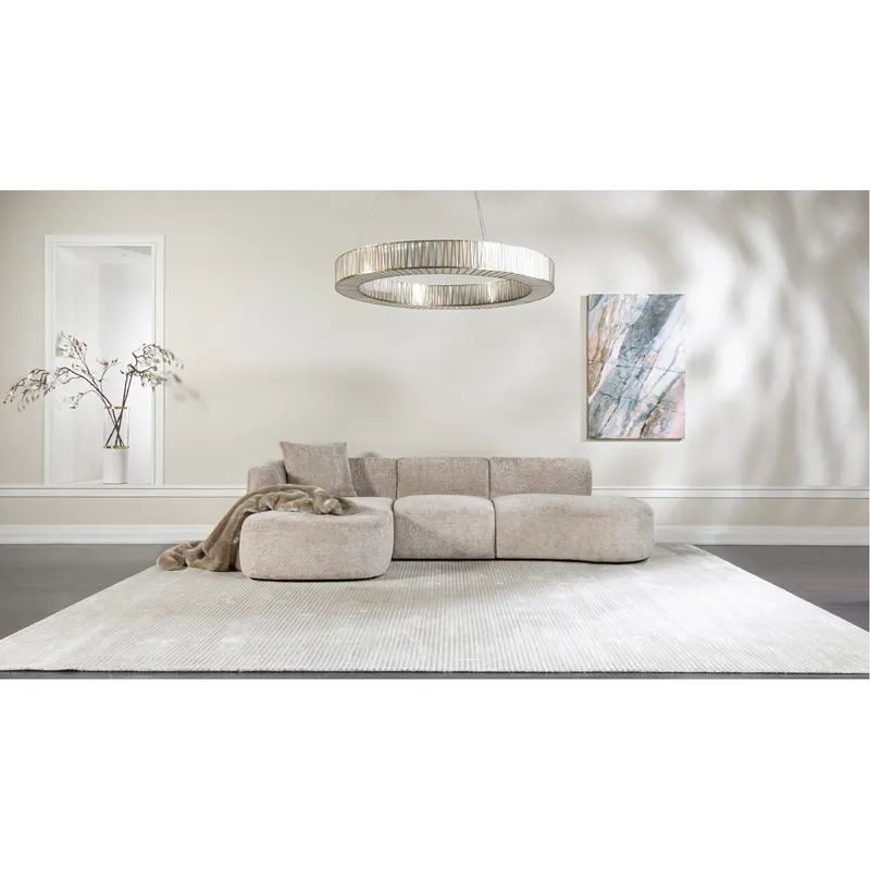 SYDNEY armless modular right chaise taupe